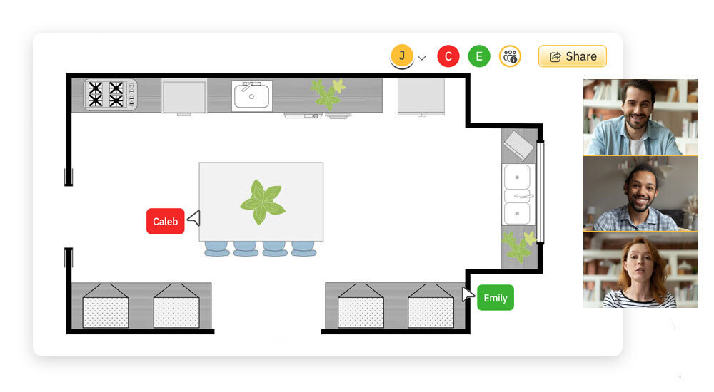 Collaborate on Kitchen Plans