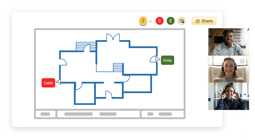 Collaborate on Floor plans