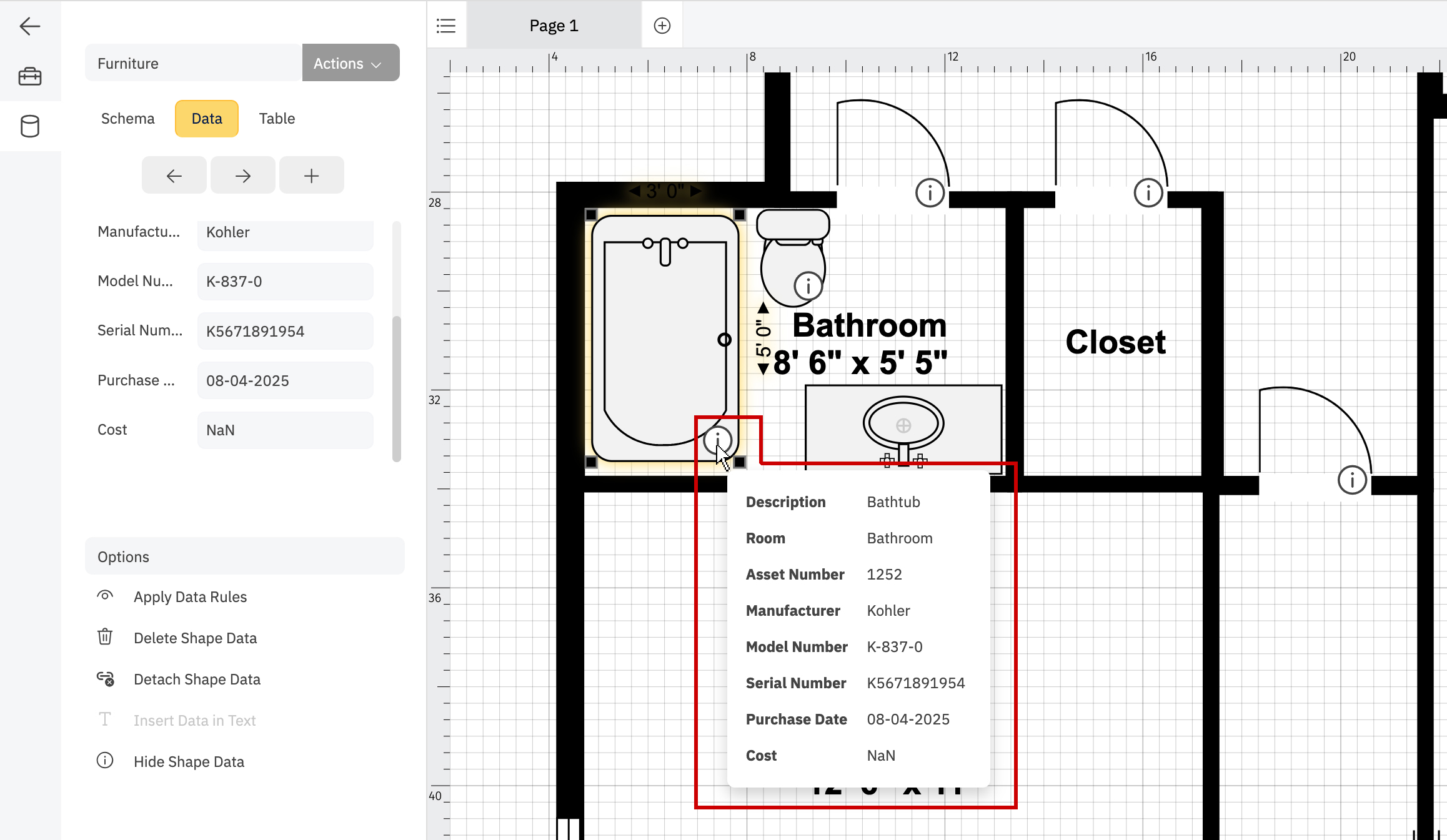Enhance your floor plans with shape data