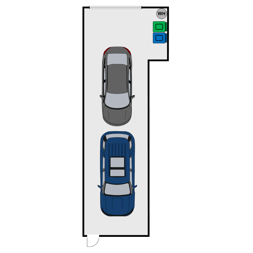 Example Image: Tandem Garage Plan