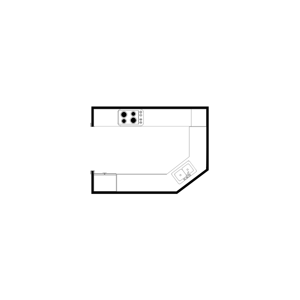 Example Image: Country Kitchen Floor Plan