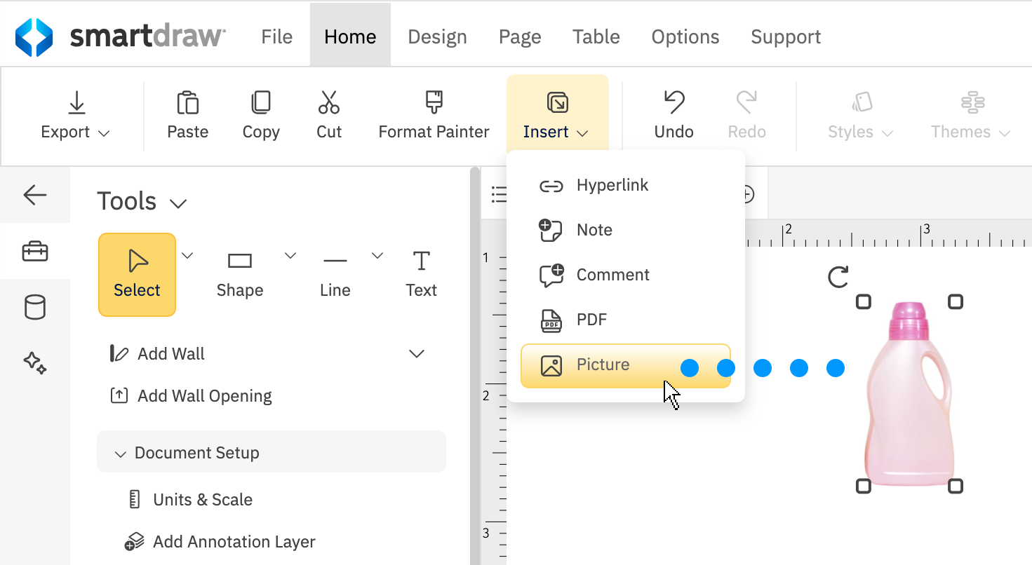 Insert planogram image