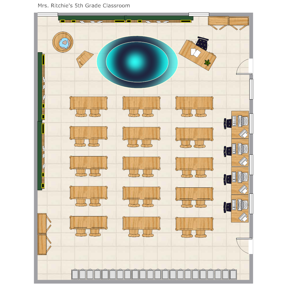 Example Image: Grade School Classroom Layout