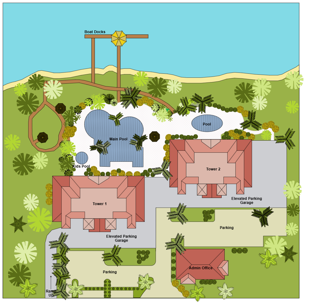 Example Image: The Royal Meridian Beach Resort - Site Plan