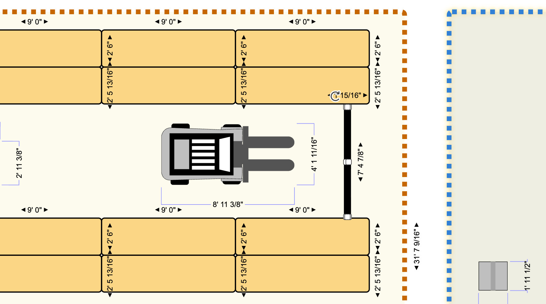 Plan for adequate space for equipment